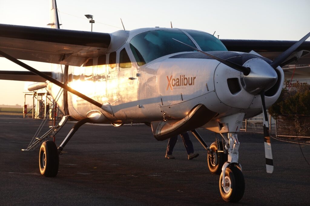 Xcalibur aerial survey plane